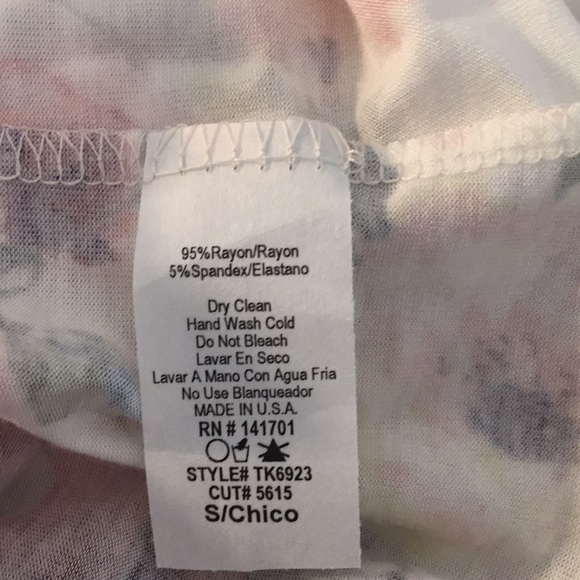 {143Story by Line Up}Sz M Floral Off ShoulderTop - Picture 5 of 5